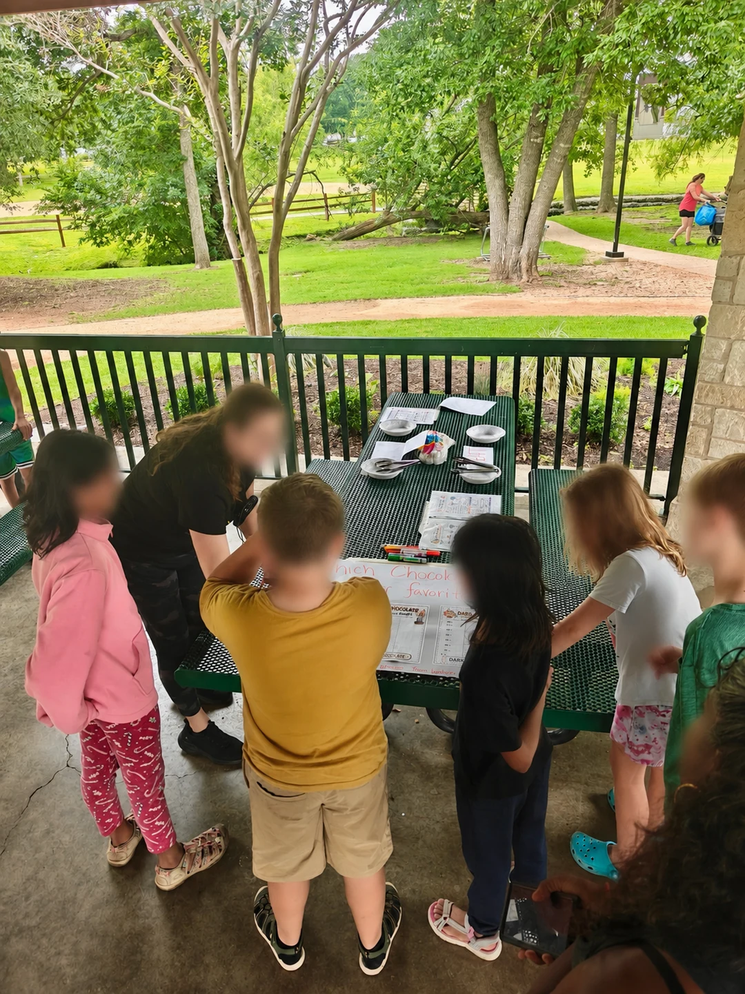 Children taking part in a CurioSpark hands-on project